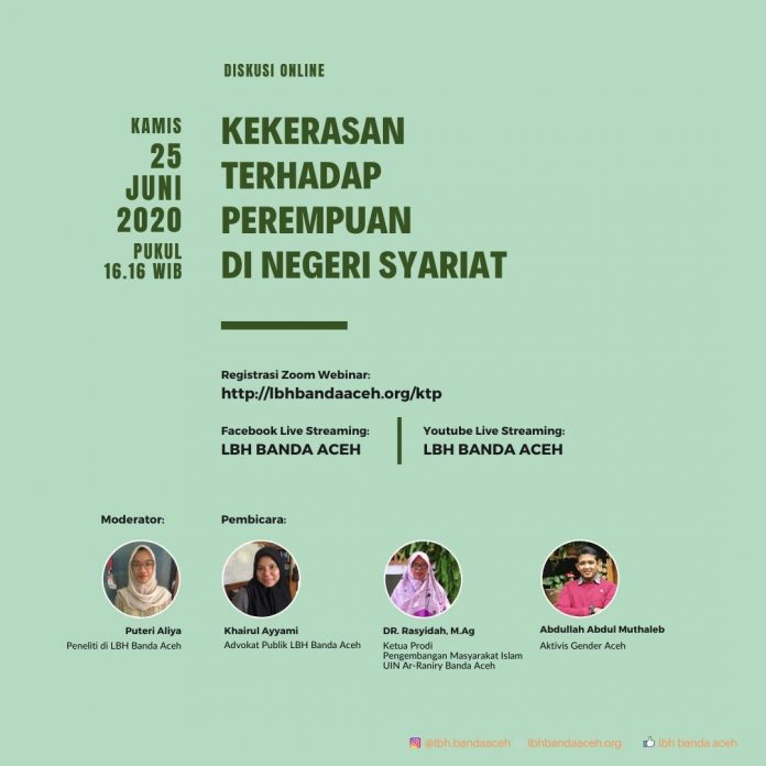 Flyer Webinar LBH Banda Aceh